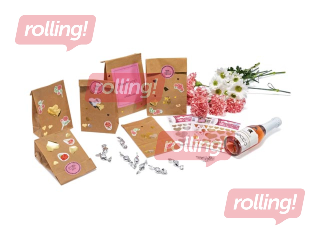 Uzlīmes Herma Decor Rose blossoms 3 lapas