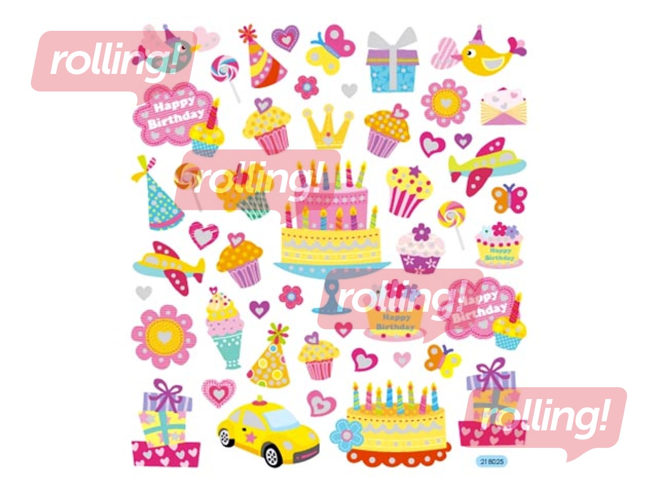 Uzlīmes Birthday, 1 lapa