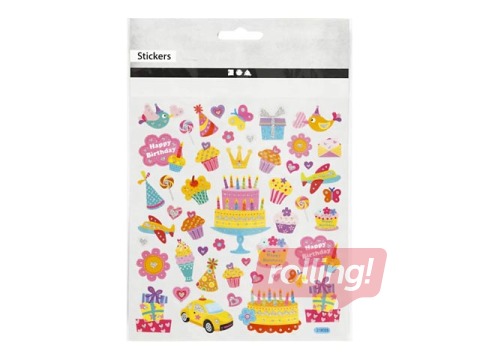 Uzlīmes Birthday, 1 lapa