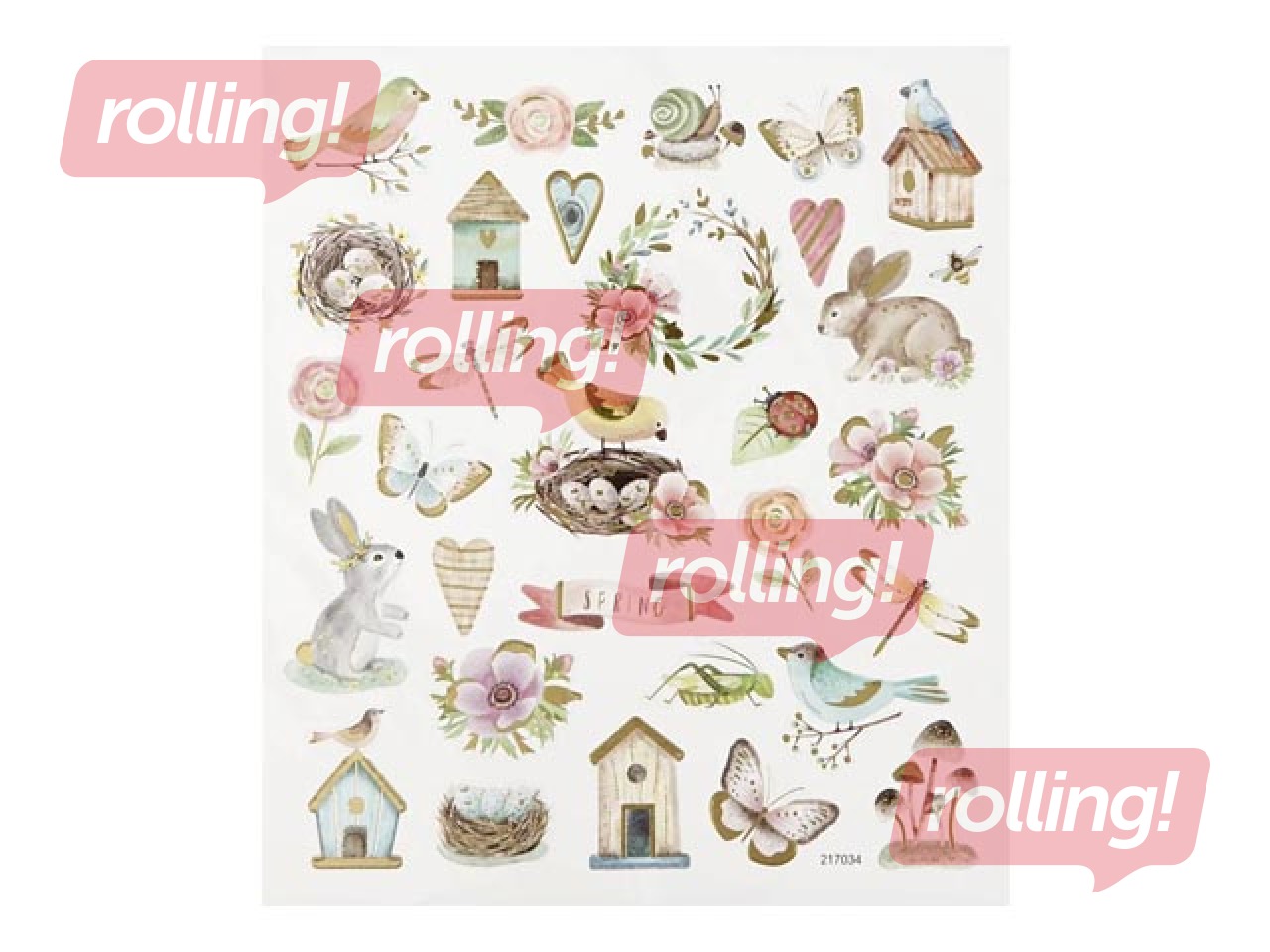 Uzlīmes Spring And Easter, 1 lapa