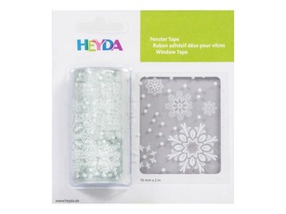 Dekoratīva uzlīme logiem Crystal 76mm x 2 m