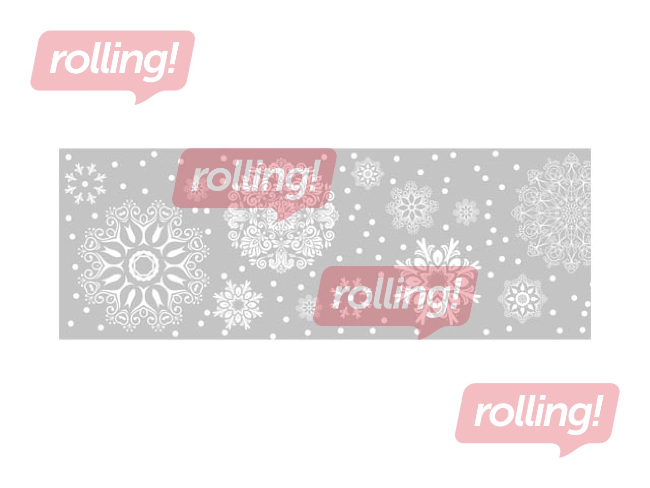 Dekoratīva uzlīme logiem Crystal 76mm x 2 m