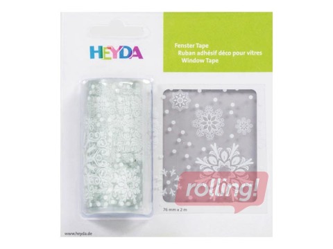Dekoratīva uzlīme logiem Crystal 76mm x 2 m