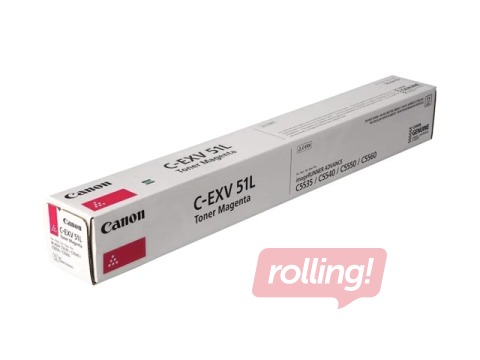 Alternatīva Tonera kasete Katun C-EXV51L, fuksīna sarkana (26000 lpp.)