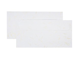 Aploksnes pašlīmējošas Wind white DL, 10 gab., baltas ar spīdīgu rakstu