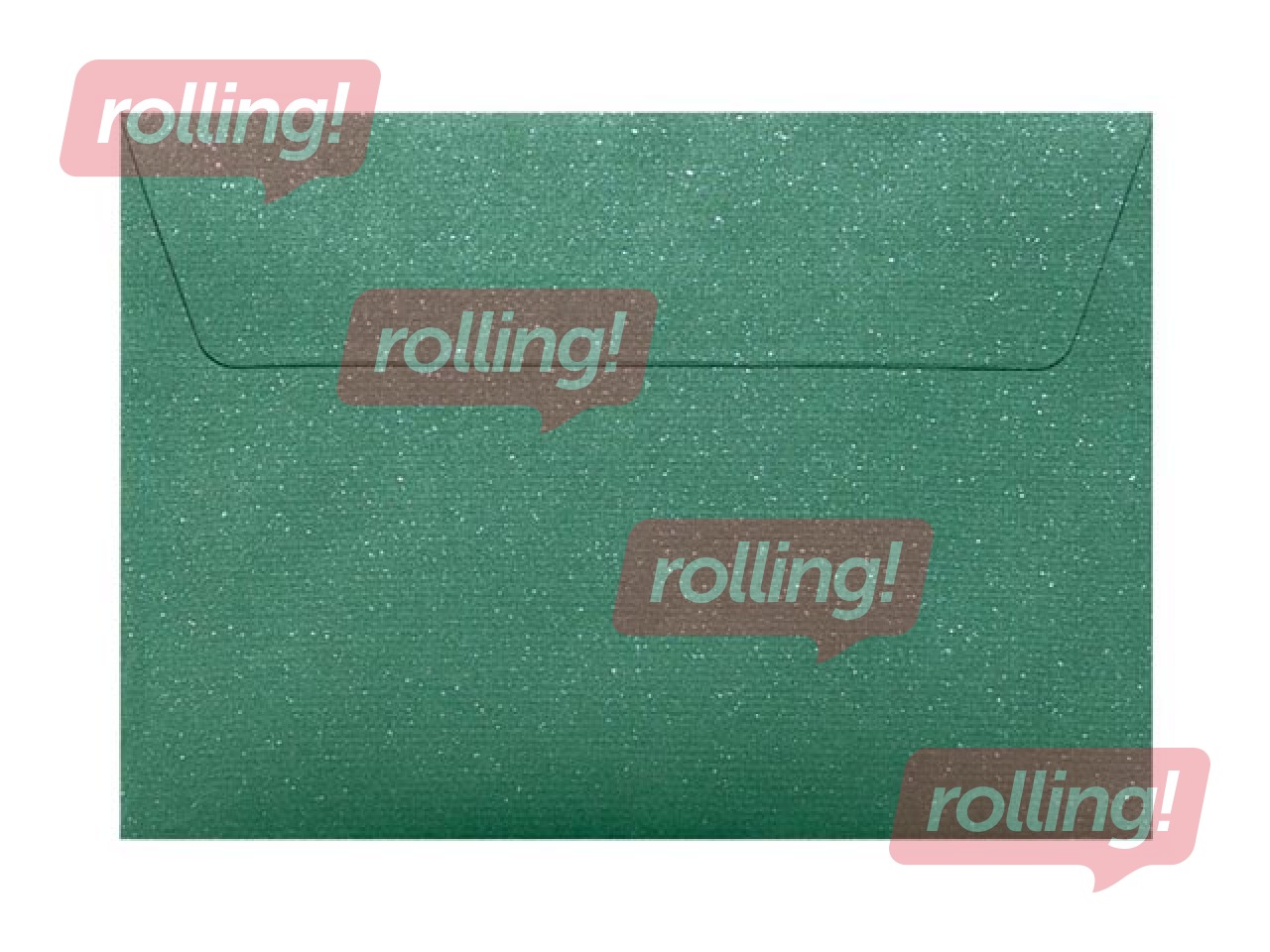 Aploksnes pašlīmējošas ar lentu C6, 10 gab, zaļas ar spīdumu