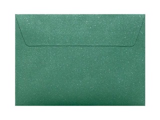 Aploksnes pašlīmējošas ar lentu C6, 10 gab, zaļas ar spīdumu