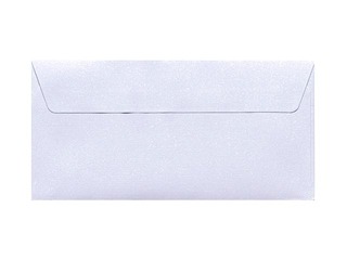 Aploksnes pašlīmējošas ar lentu DL, 10 gab, baltas ar spīdumu