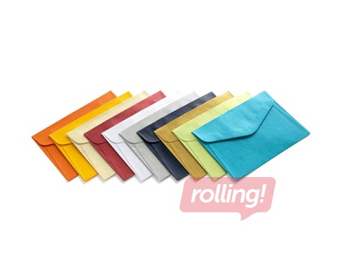 Aploksnes B7, pasteļkrāsas, 100 gab.