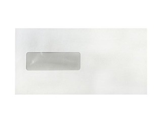 Aploksnes ar lentu un logu Postac, E65, 1000 gab., baltas