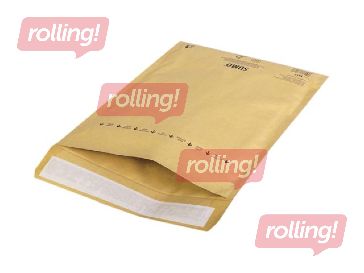 Aploksne polsterēta SUMO Nr.17, 245 x 340 mm, brūna