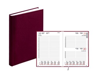 Dienasgrāmata Manager, A5, basis, bordo