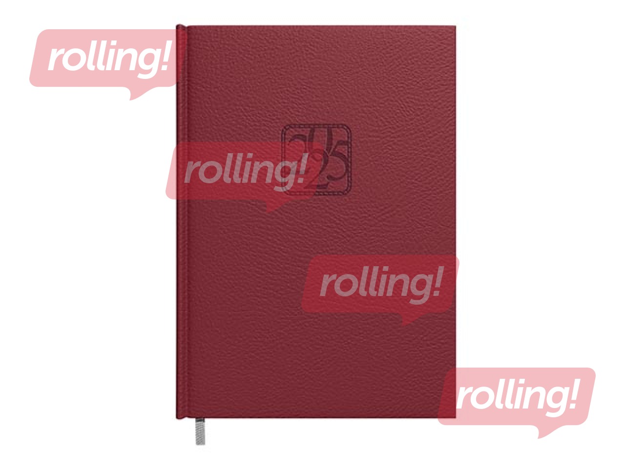 Dienasgrāmata Assistant, A5, mākslīgā āda, bordo