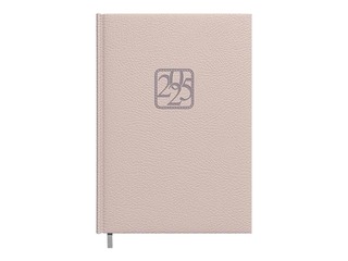 Dienasgrāmata Assistant, A5, mākslīgā āda, gaiši pelēka