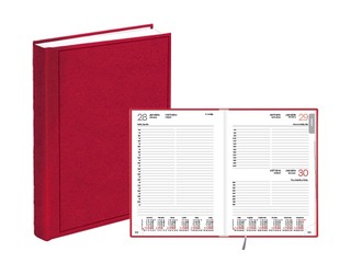 Dienasgrāmata Manager, A5, basis, sarkana