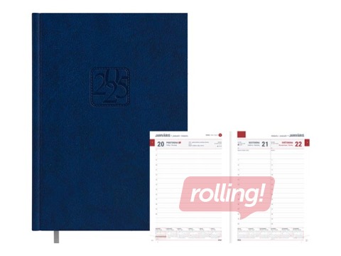 Dienasgrāmata Business Classic, A5, tumši zila