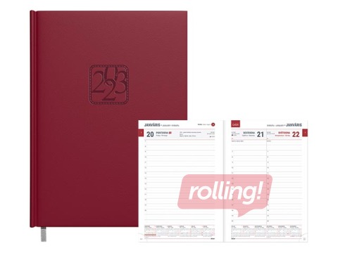 Dienasgrāmata Business Classic, A5, bordo