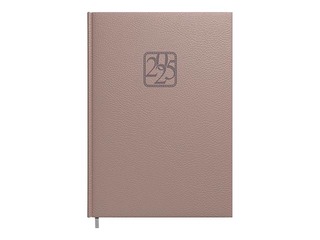 Dienasgrāmata VIP, A4, mākslīgā āda, tumši bēša