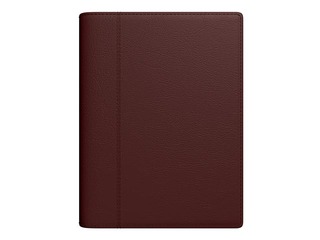 Dienasgrāmata Unika Spirex, A5, mākslīgā āda, tumši brūna