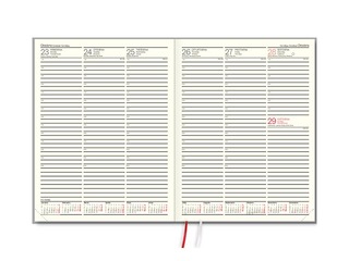 Dienasgrāmata Advocate, A4, āda, zila