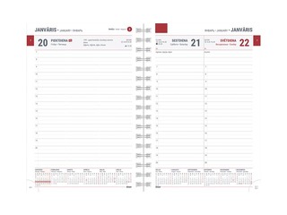 Dienasgrāmata Boss Spirex Linen, A5, tumši pelēka