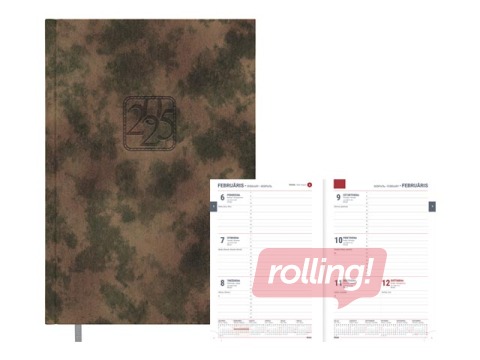 Dienasgrāmata Assistant, A5, mākslīgā āda, kamuflāža