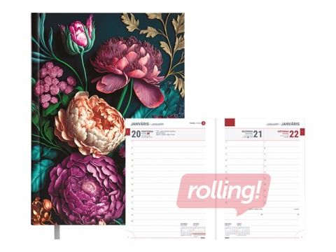 Dienasgrāmata Tempo Diena, Silvia, krāsains dizains