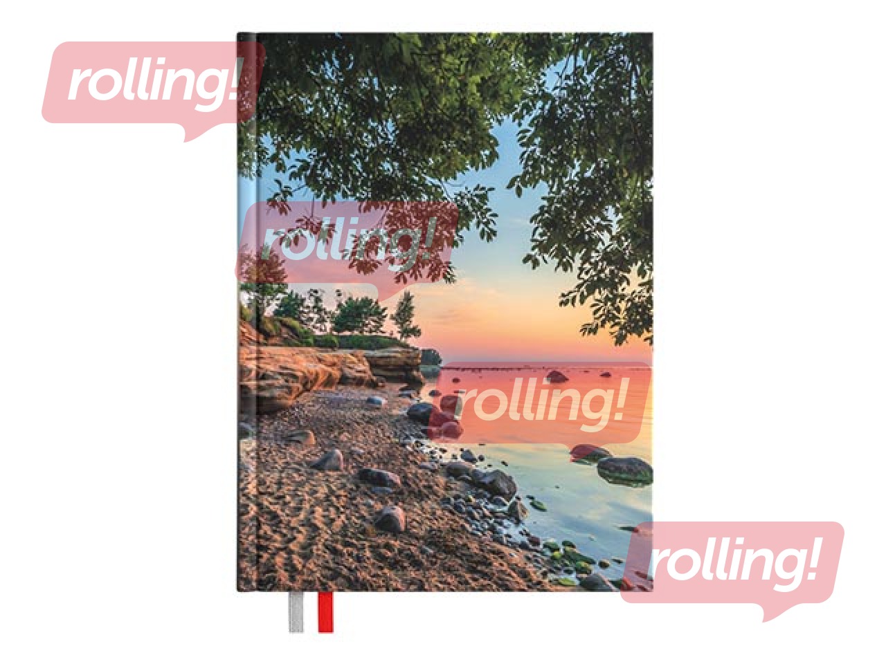 Dienasgrāmata - piezīmju bloks, 134 x 184 mm, Sunset