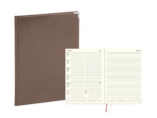 Dienasgrāmata Fortune, A4, balacron, brūna