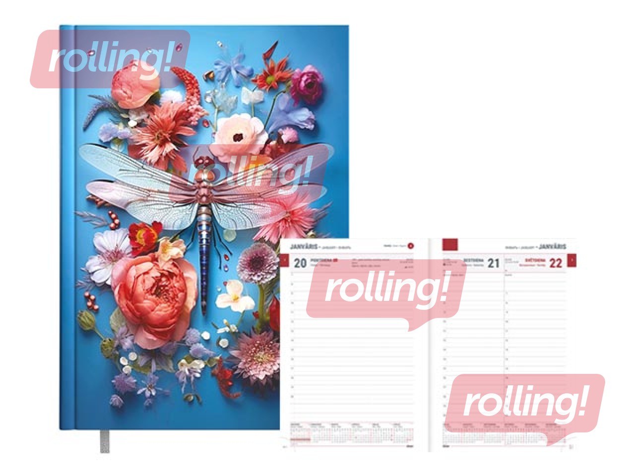 Dienasgrāmata Business Design, Dragonfly, A5