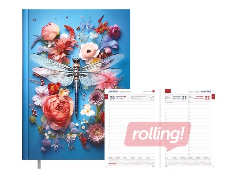 Dienasgrāmata Business Design, Dragonfly, A5