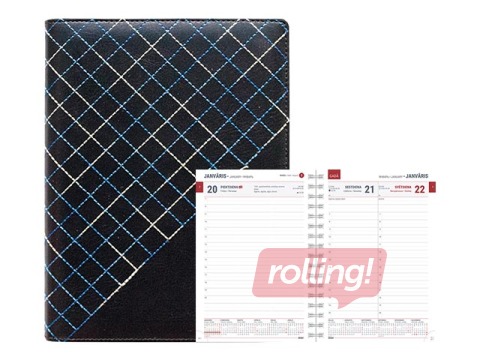 Dienasgrāmata Boss Pattern, Sky, A5, mākslīgā āda