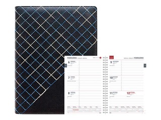 Dienasgrāmata Spirex Pattern, Sky, A5, makslīgā āda