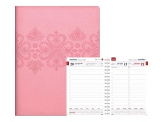 Dienasgrāmata Boss Trend, A5, mākslīgā āda, Pink Delight