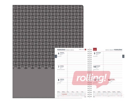 Dienasgrāmata Spirex Trend, Artisan, A5, mākslīgā āda