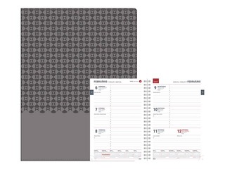 Dienasgrāmata Spirex Trend, Artisan, A5, mākslīgā āda