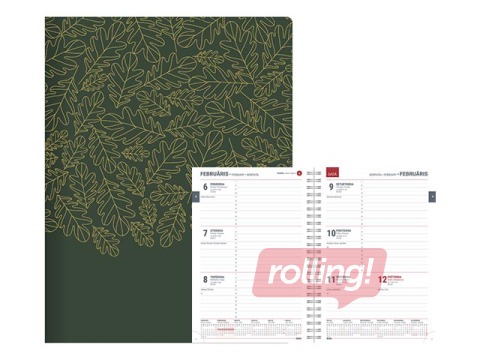 Dienasgrāmata Spirex Trend, Golden Oak, A5, mākslīgā āda