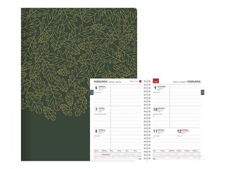 Dienasgrāmata Spirex Trend, Golden Oak, A5, mākslīgā āda