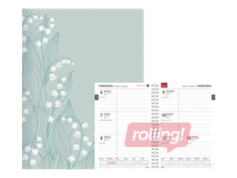 Dienasgrāmata Spirex Trend, Lilian, A5, mākslīgā āda