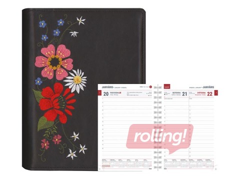 Dienasgrāmata Boss Embroidery, Muhu, A5