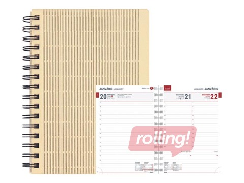 Dienasgrāmata Tempo Wood Flex Diena, Wood Flex