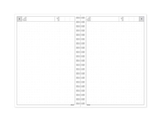 Satura bloks bez datumiem Tempo, punktotas lapas