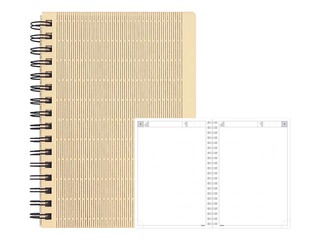 Dienasgrāmata - piezīmju bloks, Tempo Wood Flex, punktotas lapas