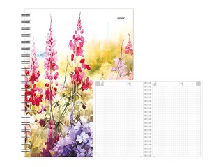 Dienasgrāmata - piezīmju bloks, Tempo Spiral, rūtiņu, Summer Spirit