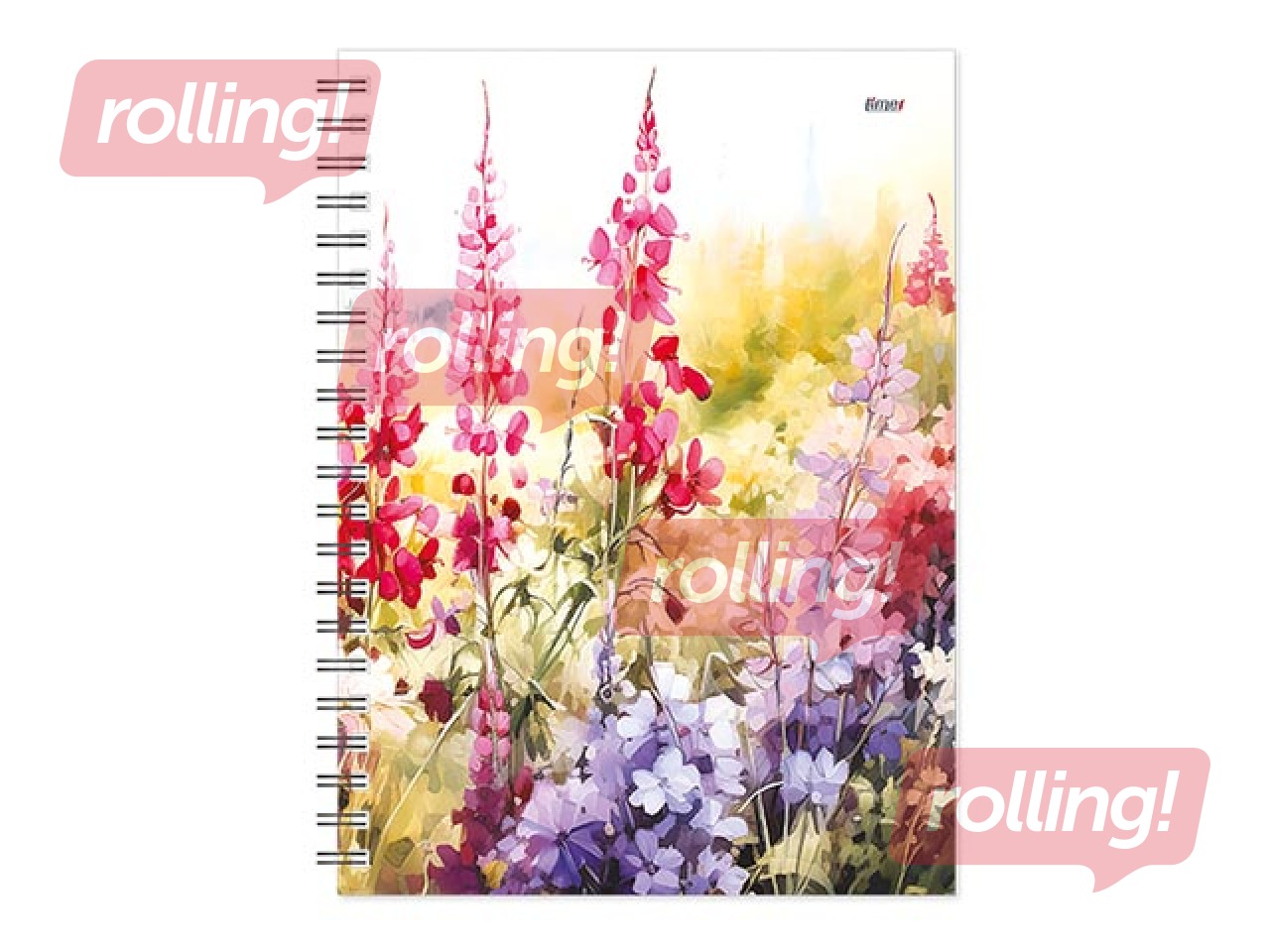 Dienasgrāmata - piezīmju bloks, Tempo Spiral, rūtiņu, Summer Spirit