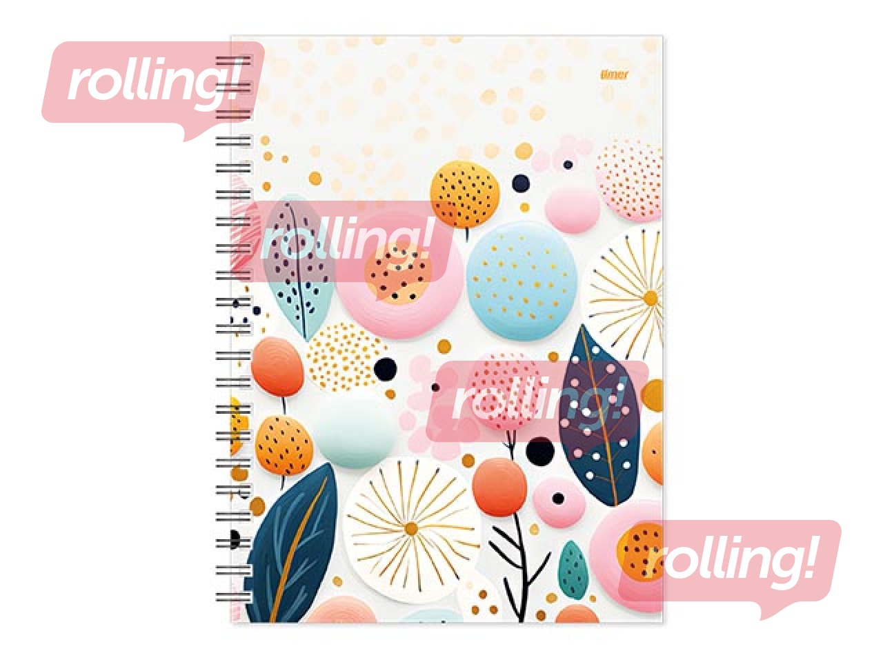 Dienasgrāmata - piezīmju bloks, Tempo Spiral, rūtiņu, Sunny Day