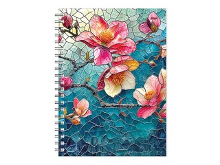 Dienasgrāmata - piezīmju bloks, Tempo Spiral, rūtiņu, Magnolia