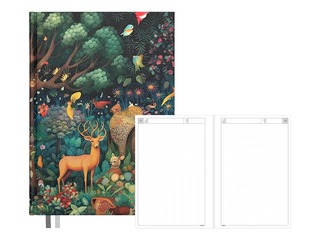 Dienasgrāmata - piezīmju bloks, A5 Dotted Flex, Party