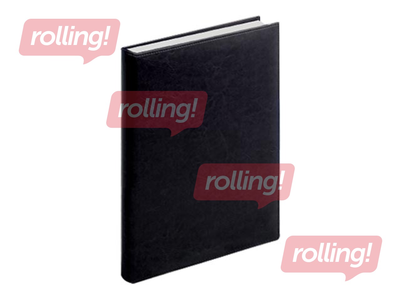 Dienasgrāmata Manager, A5, āda, melna