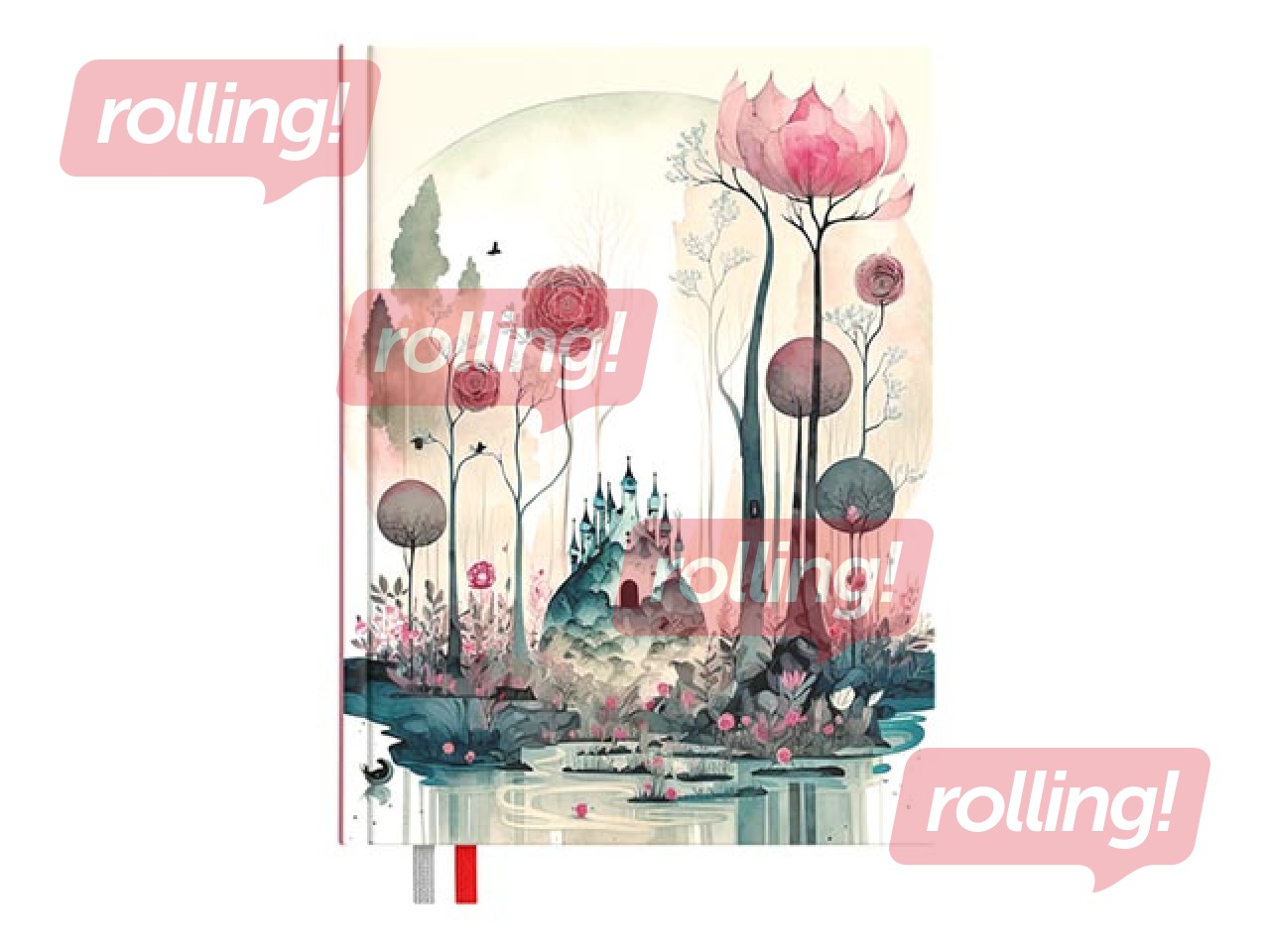 Dienasgrāmata - piezīmju bloks, 134 x 184 mm, Rapunzel